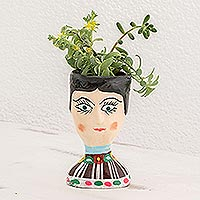Small ceramic planter, 'Valeria' - Handmade Ceramic Planter for Succulents