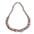 Beaded necklace, 'Explosion of Color' - Hand Crafted Multicolor Beaded Necklace from Guatemala thumbail