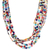Beaded necklace, 'Explosion of Color' - Hand Crafted Multicolor Beaded Necklace from Guatemala (image 2d) thumbail