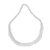 Lange Torsade-Halskette mit Perlen, 'Clearly Special' - Klare Perlen lange Halskette