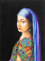 'La niña de Guatemala' (2020) - Pintura de retrato original inspirada en Vermeer
