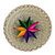 Natural fiber decorative basket, 'Rainbow Star' - Rainbow Star Natural Fiber Decorative Basket from Guatemala (image 2b) thumbail