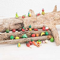 Featured review for Terracotta mini ornaments, Tropical Flavors (Set of 30)