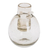 Tequila-Glas aus geblasenem Glas, 'Perfect Shot' - Handgeblasenes Schnapsglas mit Eiswürfelbehälter