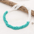 Glass beaded torsade necklace, 'Caribbean Siren' - Turquoise Glass Bead Rope Necklace from Guatemala (image 2) thumbail