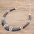 Jade-Anhänger-Halskette, „Warrior K'abel in Black“ – Schwarze Jade-Anhänger-Halskette aus Guatemala