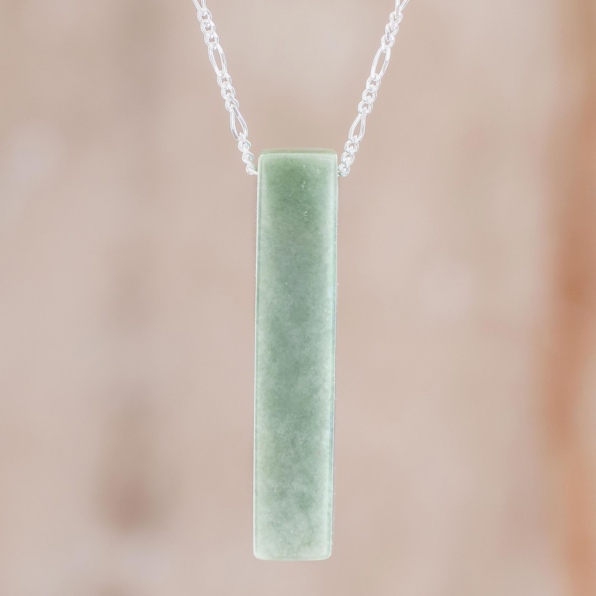 apple green jade pendant