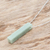 Jade pendant necklace, 'Pendulum in Apple Green' - Apple Green Jade Pendant Necklace from Guatemala (image 2b) thumbail