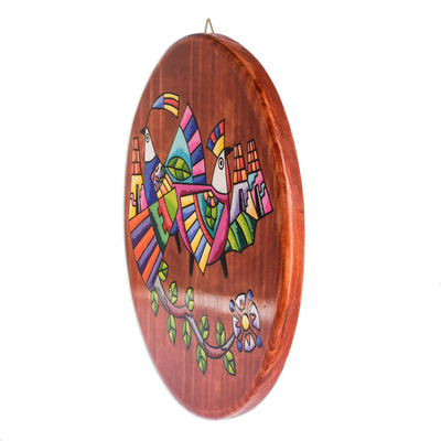 Placa decorativa de madera (13 pulgadas) - Acento de pared de madera artesanal (13 pulgadas)