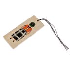 Wood bookmark, 'Patzunera' - Artisan Crafted Wood Bookmark