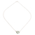 Jade pendant necklace, 'Eternity in Apple Green' - Apple Green Jade Circle Pendant Necklace from Guatemala