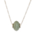 Jade pendant necklace, 'Continuity in Apple Green' - Mini Apple Green Jade Pendant Necklace from Guatemala thumbail