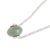 Jade pendant necklace, 'Continuity in Apple Green' - Mini Apple Green Jade Pendant Necklace from Guatemala (image 2d) thumbail