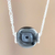 Jade pendant necklace, 'Revolutions in Black' - Black Jade Bead Pendant Necklace from Guatemala (image 2) thumbail