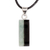 Jade pendant necklace, 'Day and Night Meadow' - Dual Green and Black Jade Pendant Necklace from Guatemala thumbail