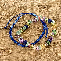Featured review for Glass beaded stretch bracelet, Popsicle