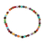 Multi-gemstone beaded stretch bracelet, 'Everyday Rainbow' - Handmade Beaded Multicolored Bracelet (image 2a) thumbail