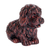 Ceramic planter, 'Best Friend in Russet' - Russet Ceramic Dog Shaped Planter from El Salvador (image 2a) thumbail