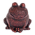 Ceramic planter, 'Happy Frog' - Rustic Ceramic Frog Shaped Planter from El Salvador (image 2c) thumbail