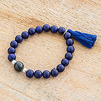 Sterling Silver Lapis Lazuli Bracelets at NOVICA