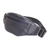 Unisex leather waist bag, 'Simple Needs in Grey' - Leather Waist Bag in Grey (image 2b) thumbail