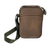 Unisex leather shoulder bag, 'Salvadoran Olive' - Green Unisex Shoulder Bag (image 2a) thumbail