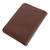 Leather passport holder, 'Travel the World in Brown' - Brown Leather Passport Holder (image 2b) thumbail