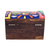 Wood decorative box, 'Beauties from La Palma' - Hand Painted La Palma Decorative Wood Box from El Salvador (image 2d) thumbail