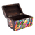 Wood decorative box, 'Beauties from La Palma' - Hand Painted La Palma Decorative Wood Box from El Salvador (image 2e) thumbail