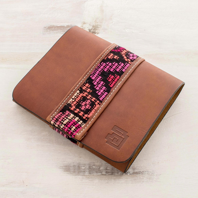 Brown Leather Essential Oil Wallet, Essential Oil Pouch