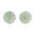 Jade stud earrings, 'Serene Wisdom' - Light Green Jade Stud Earrings thumbail