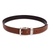 Men's reversible leather belt, 'Advocate in Warm Brown' - Artisan Crafted Reversible Men's Belt (image 2a) thumbail