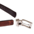 Men's reversible leather belt, 'Advocate in Redwood' - Reversible Leather Belt for Men (image 2f) thumbail