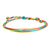 Cord bracelet, 'Rainbow Way' - Multicolored Cord Bracelet (image 2c) thumbail
