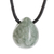 Jade pendant necklace, 'Strong Energy in Light Green' - Light Green Jade Pendant Necklace thumbail