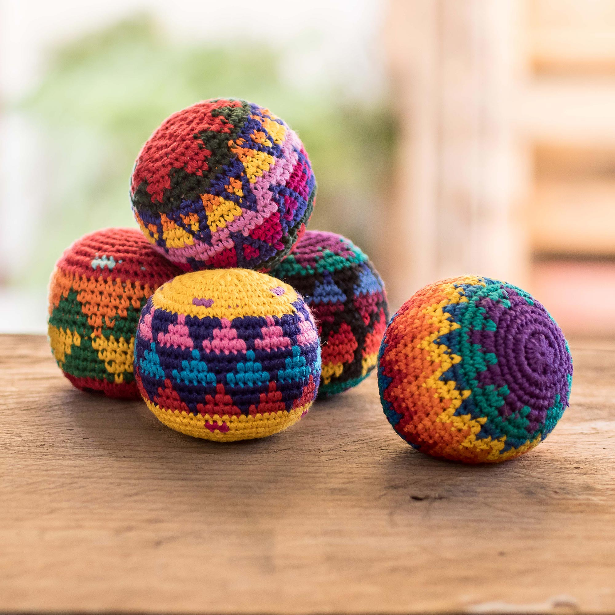 Footbag hacky sack hand-made pellet filled Freestyle FREE SHIP 