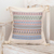 Cotton cushion cover, 'Symphony' - Handloomed Cotton Cushion Cover (image 2) thumbail