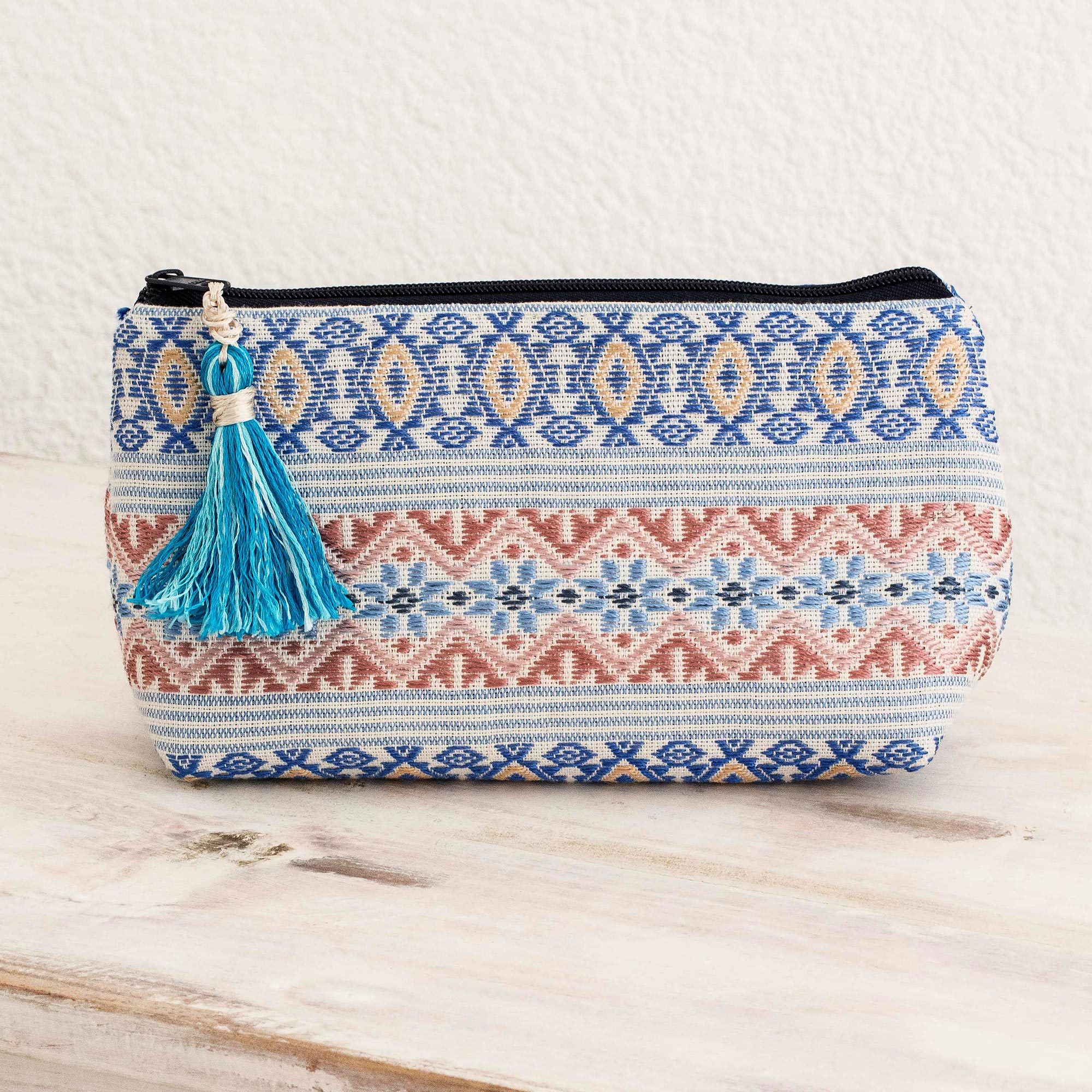 Pencil Pouch  Handwoven Pencil Case Made in Guatemala by Mayan Hands