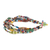 Recycled paper bracelet, 'Bonds of Friendship' - Multicolored Paper Beaded Bracelet (image 2b) thumbail
