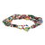 Recycled paper beaded bracelet, 'Bonds of Friendship in Multi' - Multicolored Paper Bead Bracelet (image 2c) thumbail