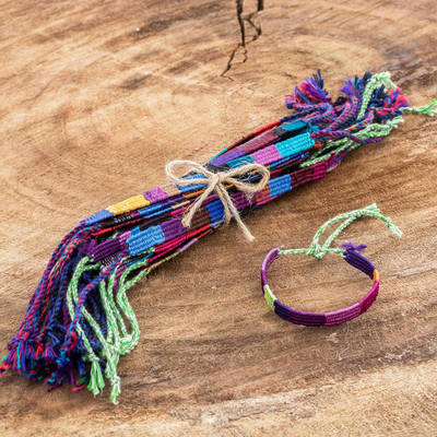 100 BEADED WRISTBANDS tie on/loop Friendship Bracelets, unisex, various  colours | eBay