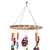 Wood worry doll mobile, 'Freedom Dolls' - Hand-Loomed Cotton Worry Doll Mobile from Guatemala (image 2c) thumbail