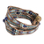 Lapis lazuli beaded wrap bracelet, 'Dreams in Blue' - Blue Beaded Wrap Bracelet (image 2c) thumbail