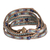 Lapis lazuli beaded wrap bracelet, 'Dreams in Blue' - Blue Beaded Wrap Bracelet (image 2d) thumbail