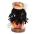 Decorative cotton doll, 'Salvadoran Girl in Orange' - Handmade Collectible Decorative Doll