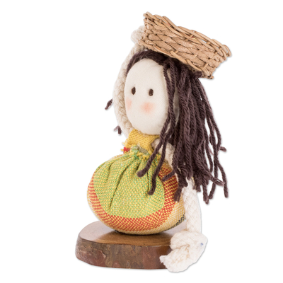 Muñeco de algodón decorativo - Muñeco decorativo artesanal