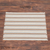 Cotton placemats, 'Nutmeg Stripe' (set of 6) - Brown Striped Placemats (Set of 6)