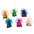 Cotton ornaments, 'Angels of Hope' (set of 6) - Worry Doll Ornaments (Set of 6) (image 2b) thumbail