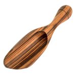 Wood scoop, 'Made from Scratch' - Artisan Crafted Wooden Scoop