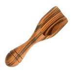 Wood scoop, 'Made from Scratch' - Artisan Crafted Wooden Scoop